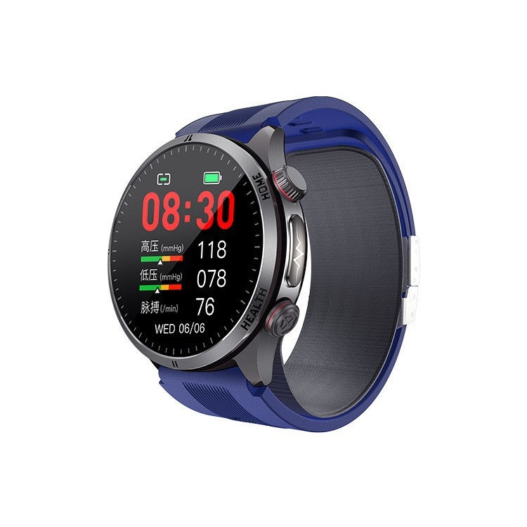 Smartwatch S26 cu apeluri Bluetooth, ritm cardiac, tensiune arterială, oxigen din sânge, ECG
