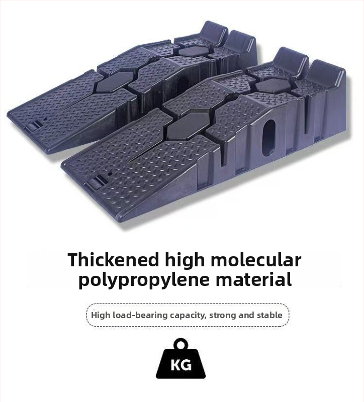 Protiskľuzová plastová rampa na údržbu auta pre výmenu oleja | Univerzálne použitie | Materiál: plast