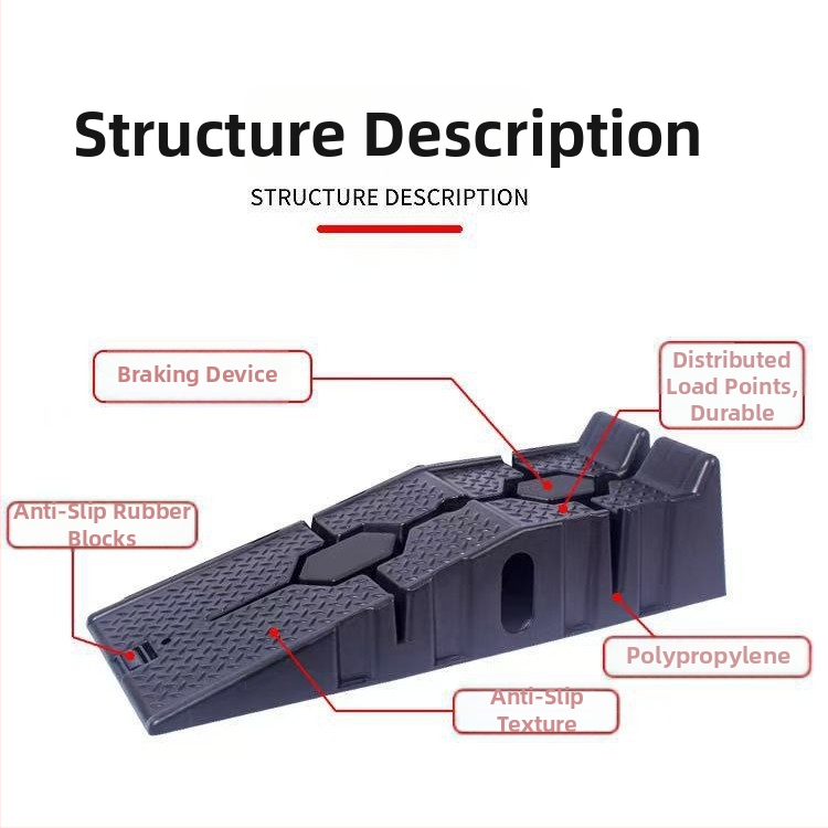 Protiskľuzová plastová rampa na údržbu auta pre výmenu oleja | Univerzálne použitie | Materiál: plast
