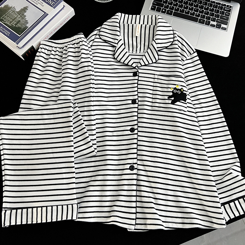 Muški pidžama set u japanskom stilu Crayon Shin-Chan, zimsko-jesenski, Derong tkanina, dvostrano četkan, toplo, debljina 201–250 g/m2, ovratnik s reverom, dugi rukavi