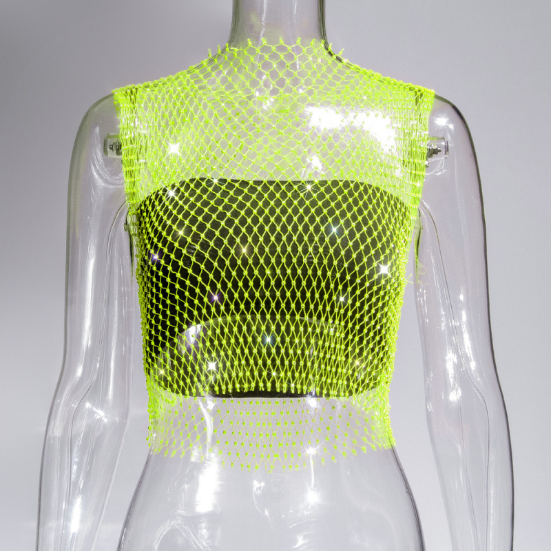 Ženski top bez ramena s geometrijskim uzorkom, ležernog kroja, visokoelastična poliester tkanina