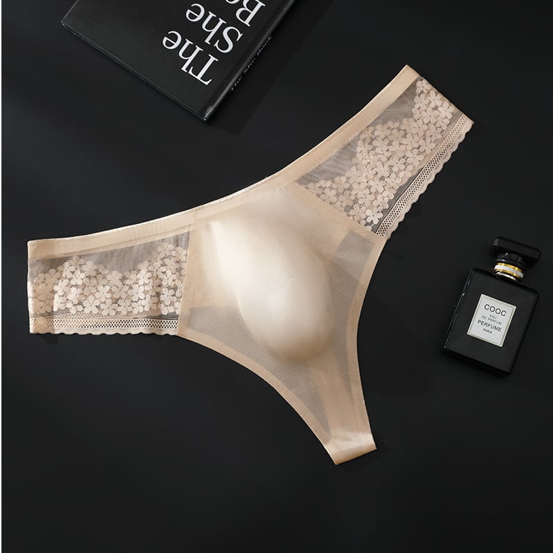 Χωρίς ραφές ανδρικά εσώρουχα από ice silk με 3D όγκο, υψηλή ελαστικότητα, διαπνοή, γρήγορο στέγνωμα, πλεκτά, μεσαίο ύψος