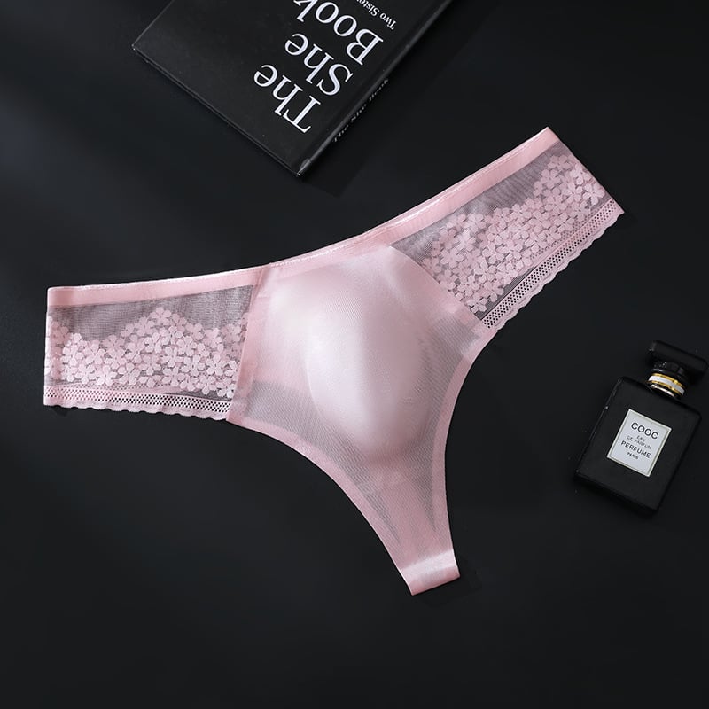 Χωρίς ραφές ανδρικά εσώρουχα από ice silk με 3D όγκο, υψηλή ελαστικότητα, διαπνοή, γρήγορο στέγνωμα, πλεκτά, μεσαίο ύψος