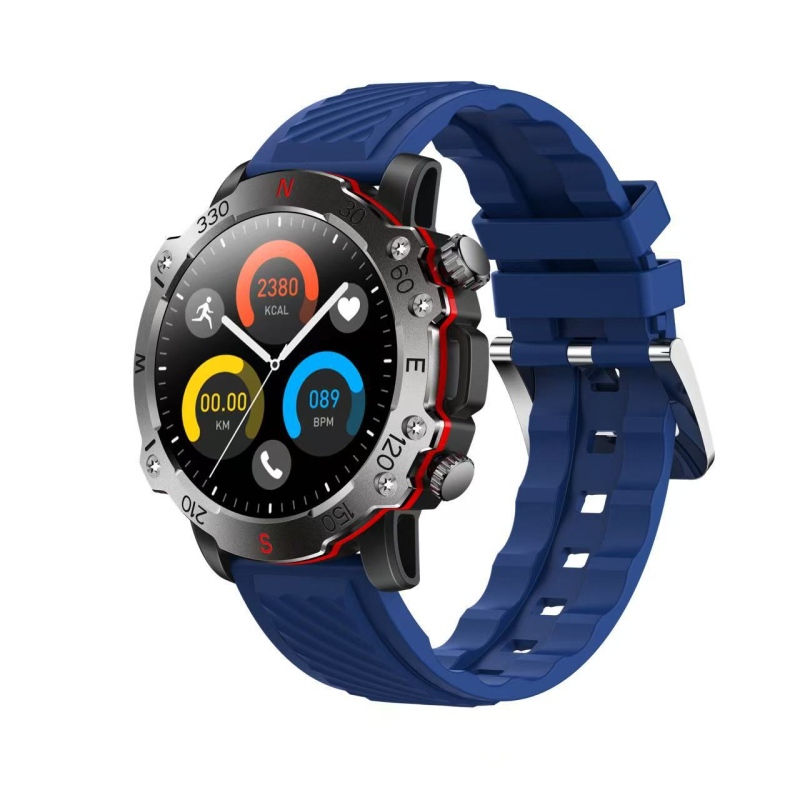 AIMB-Z21 vanjski sportski pametni sat s Bluetooth pozivima, praćenjem otkucaja srca, krvnog tlaka, zasićenja krvi kisikom i praćenjem koraka