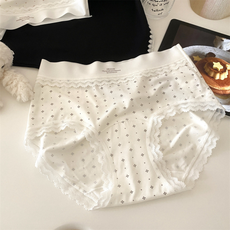 Naistele viskoosist aluspüksid puuvillase voodriga, hingav, antibakteriaalne, kiire kuivamine, keskjoon, U-kujuline