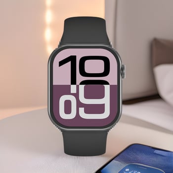 Smartwatch M10/S10 cu monitorizare ritm cardiac, tensiune arterială, saturație de oxigen, monitorizare somn și NFC