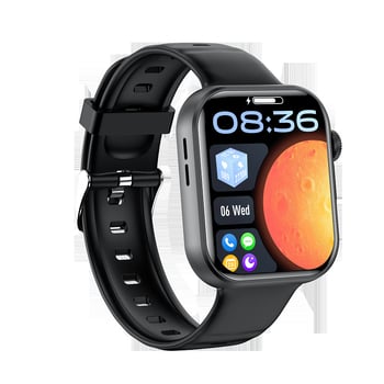 Έξυπνο ρολόι για αθλήματα και υπαίθριες δραστηριότητες με παρακολούθηση καρδιακού ρυθμού, μετρητή βημάτων, παρακολούθηση ύπνου, Bluetooth κλήσεις και οθόνη αφής