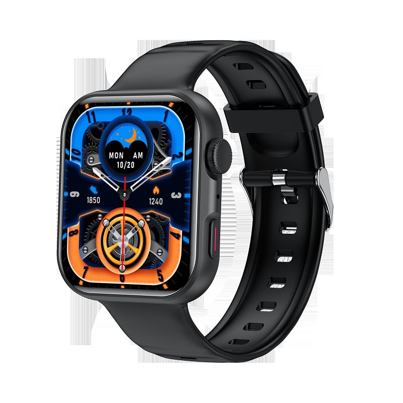 Έξυπνο ρολόι για αθλήματα και υπαίθριες δραστηριότητες με παρακολούθηση καρδιακού ρυθμού, μετρητή βημάτων, παρακολούθηση ύπνου, Bluetooth κλήσεις και οθόνη αφής