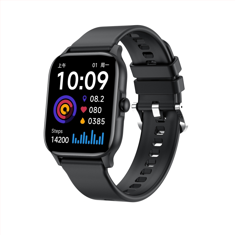 Horme M1Pro Ceas Inteligent Multifuncțional – Monitorizare Sănătate (Ritm Cardiac, Tensiune arterială, Oxigen), Monitorizare Somn, Apel Bluetooth, Autonomie 7–14 zile, Curea de silicon