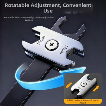 Niuxiang двуфункционален гаечен ключ от въглеродна стомана, полирана повърхност