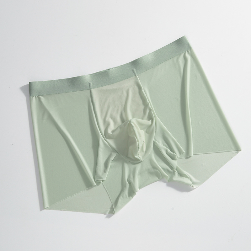 Muške bezšivne gaćice od ice silk, glavni materijal: najlon, tkanje: plain weave, podstava prepona: viskozna