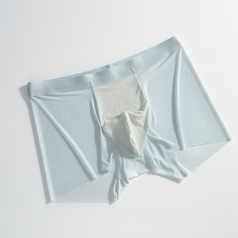Muške bezšivne gaćice od ice silk, glavni materijal: najlon, tkanje: plain weave, podstava prepona: viskozna