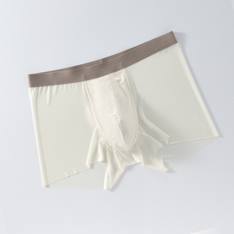 Muške bezšivne gaćice od ice silk, glavni materijal: najlon, tkanje: plain weave, podstava prepona: viskozna