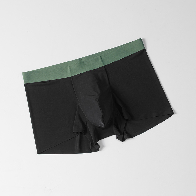 Muške bezšivne gaćice od ice silk, glavni materijal: najlon, tkanje: plain weave, podstava prepona: viskozna