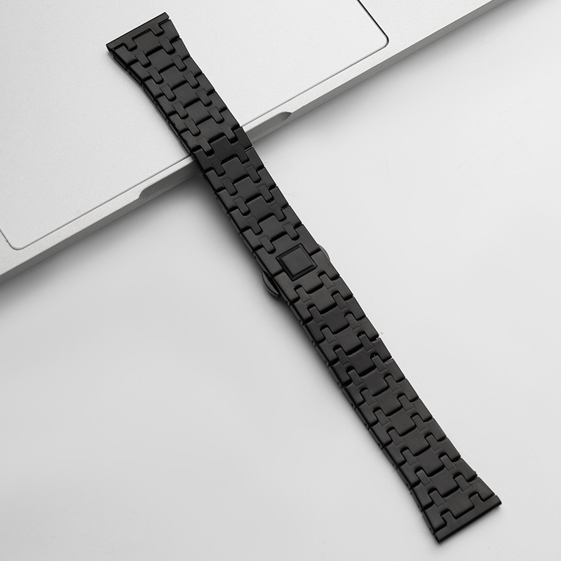 Čelični kaiš za Apple Watch 89S10, kompatibilan s Huawei/Xiaomi 89Pro, Oak stil, AP Edge Ultra2, 22 mm, duljina 18,5 cm, težina 75 g, leptir kopča