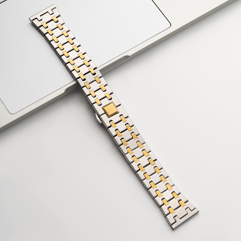 Čelični kaiš za Apple Watch 89S10, kompatibilan s Huawei/Xiaomi 89Pro, Oak stil, AP Edge Ultra2, 22 mm, duljina 18,5 cm, težina 75 g, leptir kopča