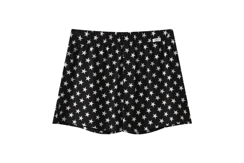 Muške udobne kućne šorceve od pamuka - Pleteni, srednji pojas, prugasto/kockasti uzorak, sportski stil