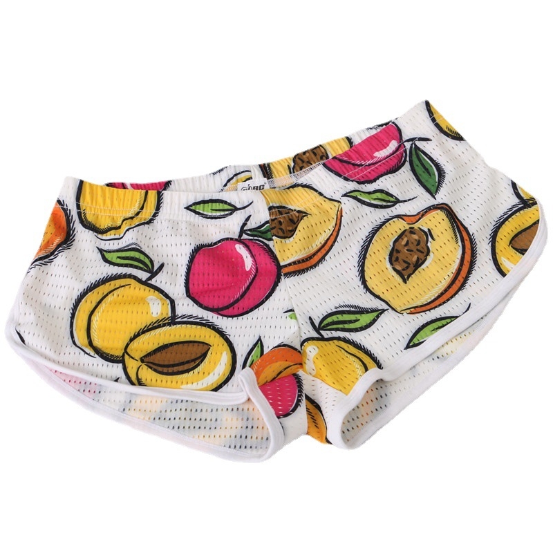 Muške mrežaste bokserice s niskim strukom, prozračnost, oblikovanje tijela, mješavina kemijskih vlakana, Spandex umetak