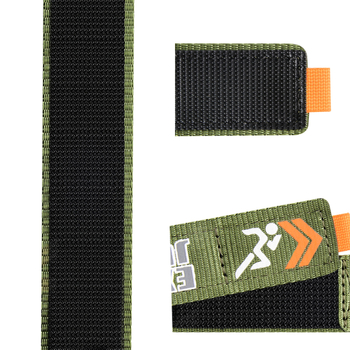 Λουράκι Apple Watch από νάιλον με εκτύπωση σε αθλητικό στυλ, κλιπ Velcro, συμβατό με S11/10/Ultra3