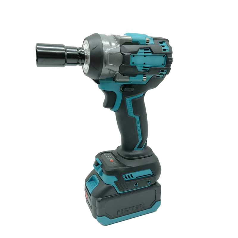 500N nagy teljesítményű kefe nélküli lítium akkumulátoros elektromos kulcs, 21V, tömeg 2 kg, 3500 ütés