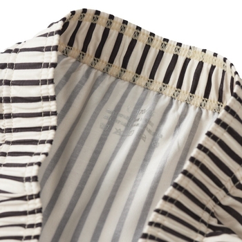 Férfi csíkos, lélegző poliészter boxer briefs – kötött anyag, gyorsan száradó, 41–50D fonal (Anyag: Poliészter; Légáteresztő; Gyors száradás; Mintázat: Csíkos; Fonal: 41–50D)