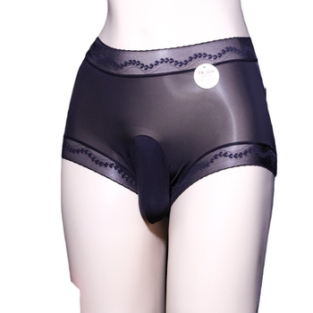 Muške gaćice od Ice Silk, prozračne, antibakterijske, prepona s pamukom, ravno tkanje, srednji pojas