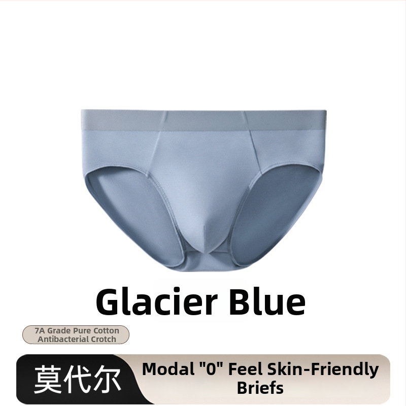 Muške bokserice od modala s pamukom u preponama, prozračne, antibakterijske, srednji struk