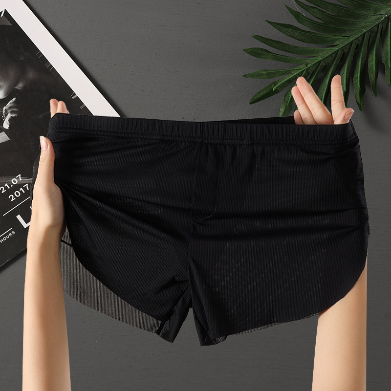 Muške bokserice u japanskom stilu s ribom Ice Silk, pletene, srednji dio struka; glavni materijal: najlon 90–95%, podstava prepona od Spandexa