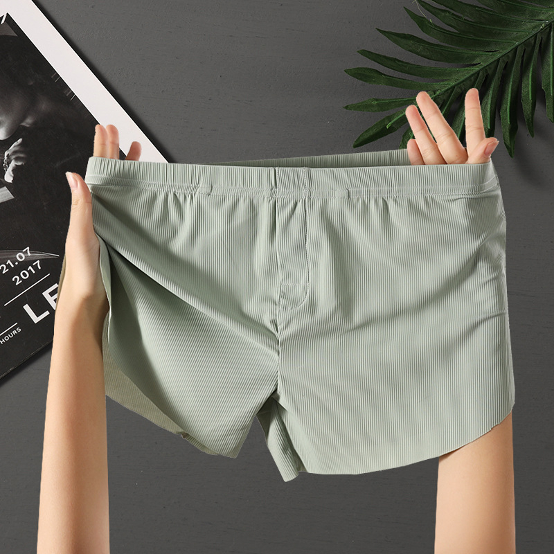 Muške bokserice u japanskom stilu s ribom Ice Silk, pletene, srednji dio struka; glavni materijal: najlon 90–95%, podstava prepona od Spandexa