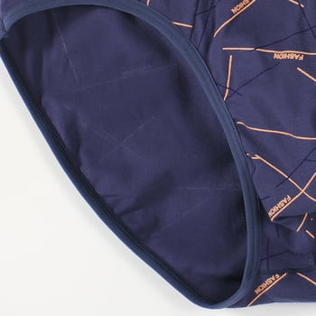 Muške pamučne gaćice srednjeg struka s otiskom – prozračne, antibakterijske, pletene gaćice; glavni materijal 95–100% pamuk, podstava preklopa 80–90% regenerirane celuloze