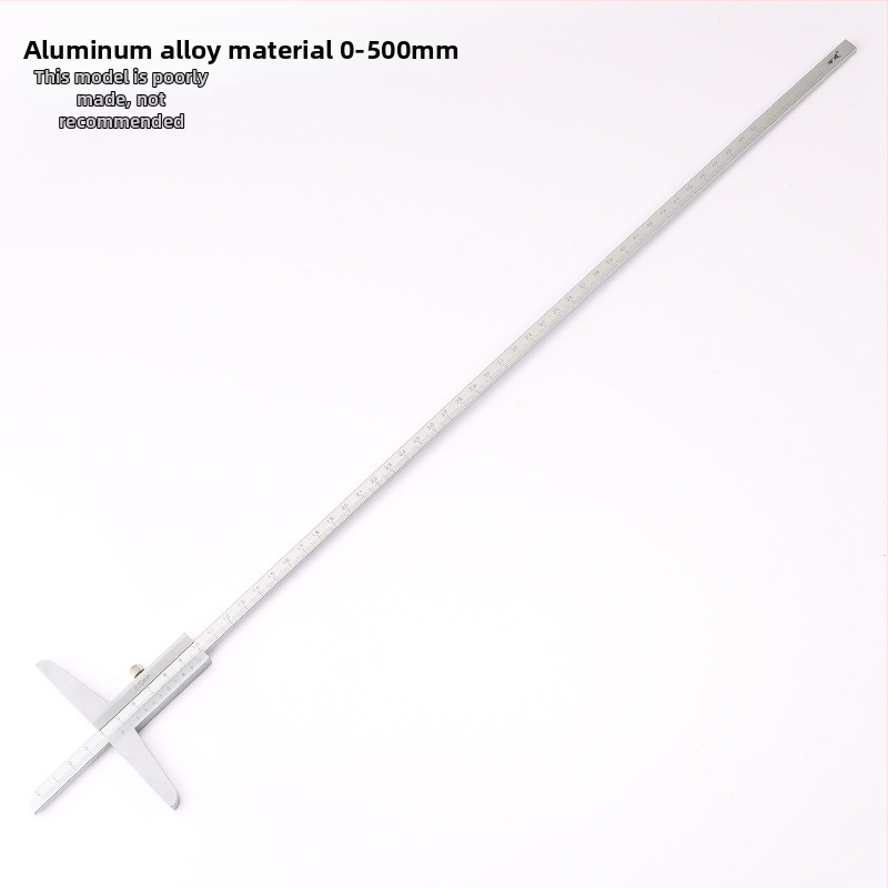 Mélységvernier tolómérő a mélység mérésére, tartományok 0-150/0-200/0-300/0-500 mm, nagy pontosság