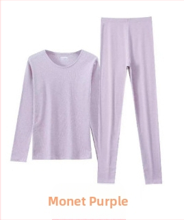 Ženski termalni komplet s kapuljačom, okruglim izrezom i dugim rukavima; izuzetno debela poliester tkanina za toplinu i anti-pilling.