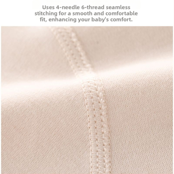 Vaikų dviejų dalių namų drabužių komplektas su aukštu liemeniu, 100% medvilnė, 200 g/m², vieno sluoksnio, skirta 1–3 metų