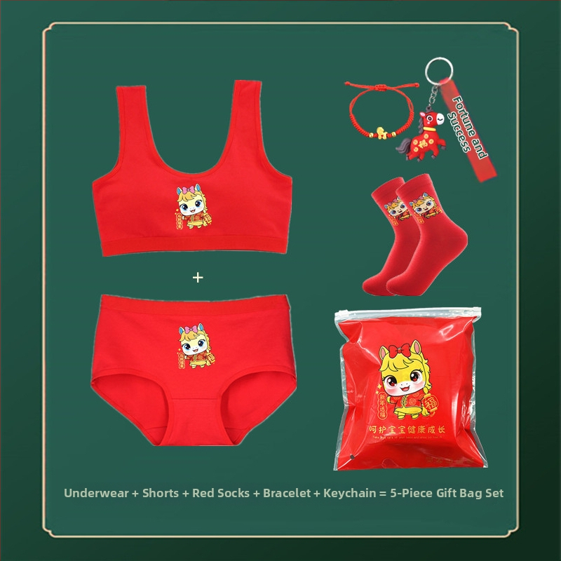 Fiatal lányoknak szóló pamutból készült fehérneműkészlet, teljes kosár, vékony formázott kosár, mellény-stílusú melltartó, merev vállpántok