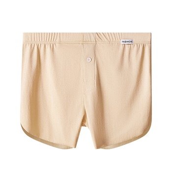 Muške gaće od najlona Ice-Silk s ribastim pletivom, antibakterijska podstava u preponama, srednji struk, 41-50D