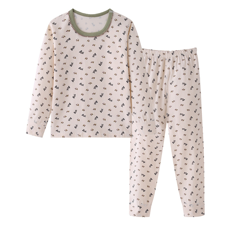 Mergaitėms termo apatinių komplektas – rudens viršus ir kelnes, 95% medvilnė su spandeksu, 210 g/m², vieno sluoksnio, vidutiniškai šiltas