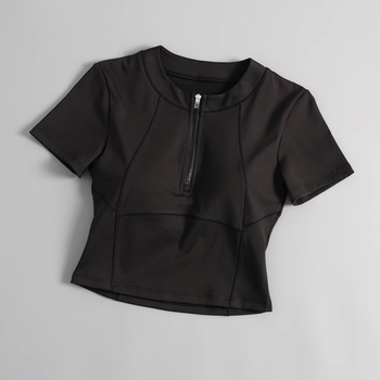 Moteriška vasaros joga viršūnė – įprastais pečiais, dryžuotas raštas, lininė medžiaga, plokščias audinys, fitnesui