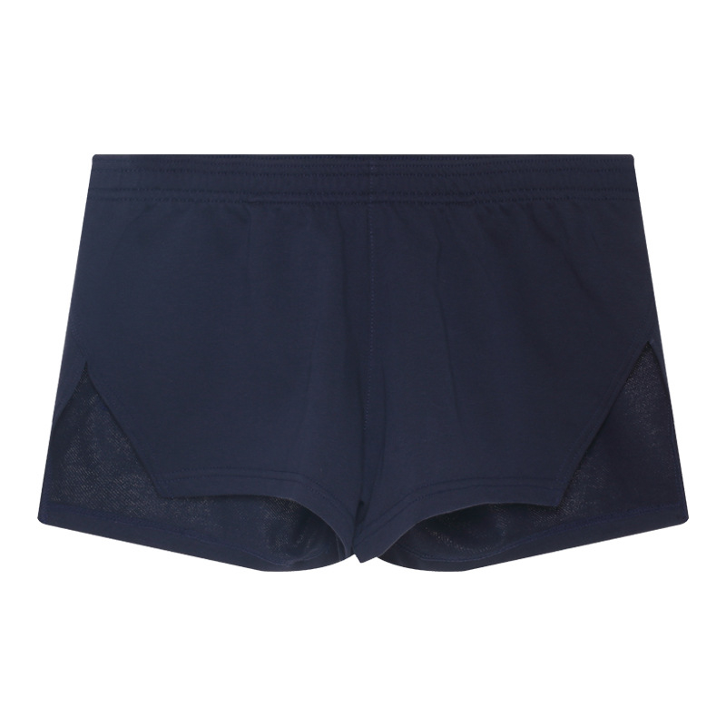 Muške bokserice, srednja struka, pletivo od pamuka, jednobojne, sportska upotreba (podstava prepona 80-90% pamuk)