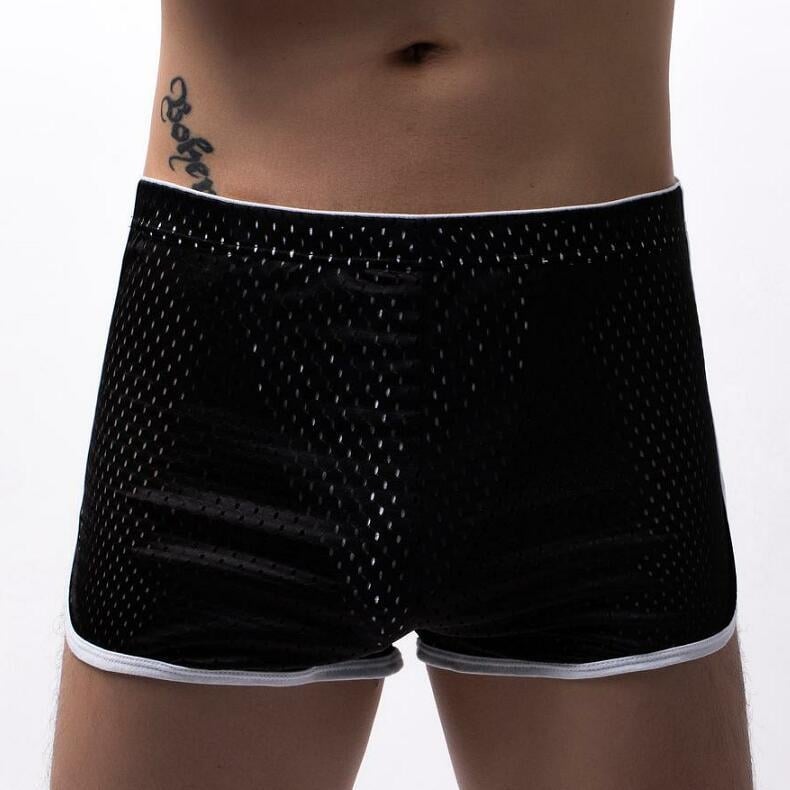 Διάτρητα σορτς με μήκος 3/4, διαπνέοντα, με πάνελ από δίχτυ, εξωτερικό νάιλον με 90–95% μίγμα βαμβακιού, επένδυση περιοχής διαφράγματος από βαμβάκι