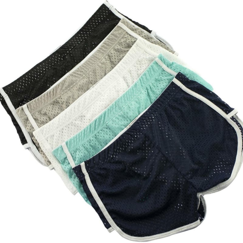 Διάτρητα σορτς με μήκος 3/4, διαπνέοντα, με πάνελ από δίχτυ, εξωτερικό νάιλον με 90–95% μίγμα βαμβακιού, επένδυση περιοχής διαφράγματος από βαμβάκι