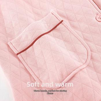 Odeća od flanelne tkanine, 100% pamuk, ekstra debeli, ovratnik s reverom, dugi rukavi, hlače