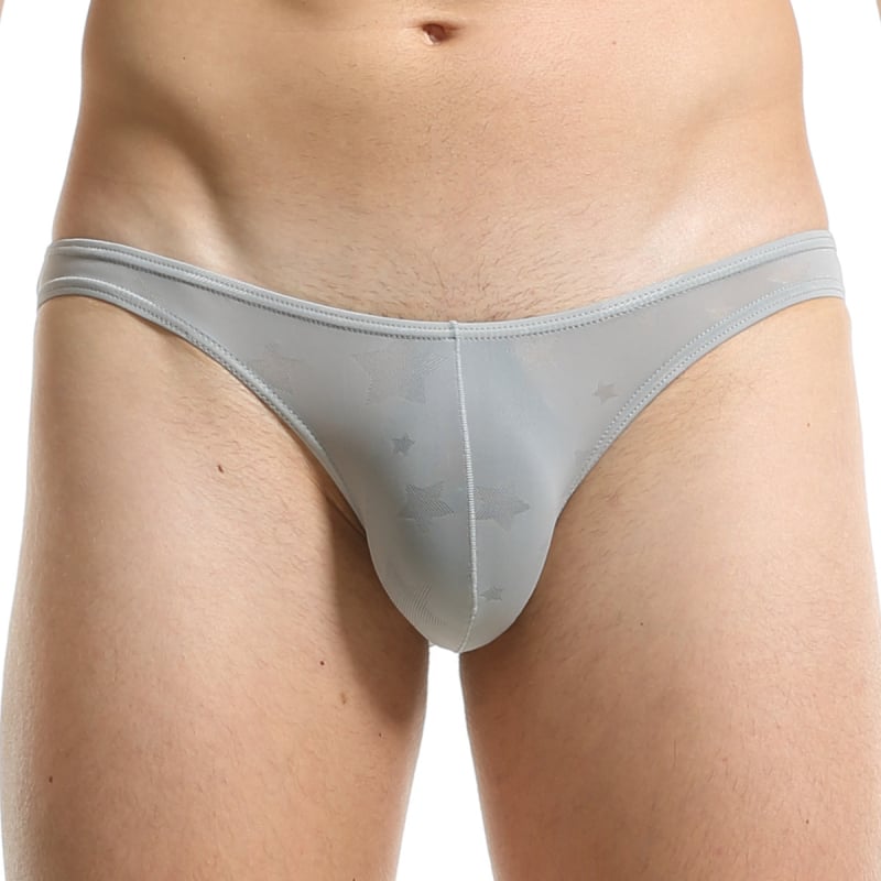 Muške briefs s Ice Silk tkaninom, brzo se suše, prozračne, Jacquard tkanina, niski struk
