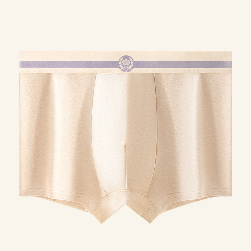 Muške gaćice od pamuka, 90–95%, prozračne, intimna podstava od svile, usklađen uzorak bojom, srednji pojas