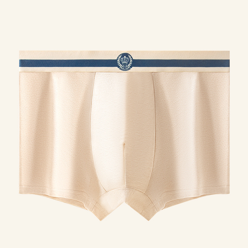 Muške gaćice od pamuka, 90–95%, prozračne, intimna podstava od svile, usklađen uzorak bojom, srednji pojas