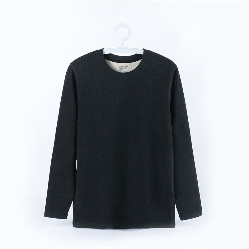 Muški termalni set donjeg rublja - mink velvet silk tkanina, poliester glavna tkanina, ekstra debela 301–350 g/m2, gornji dio Skin-base sloja, okrugli ovratnik, oblikuje tijelo i održava toplinu