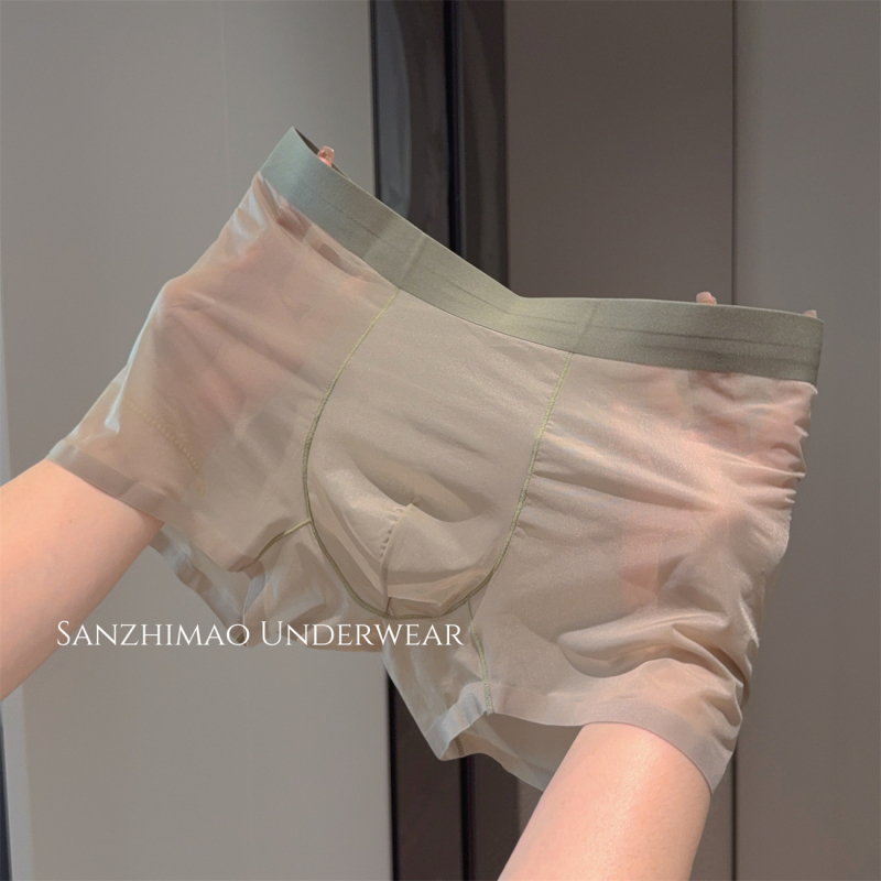 Muške bokserice visokog struka, najlon glavna tkanina (90–95%), pletene, prozračan, brzo se suše, antibakterijske