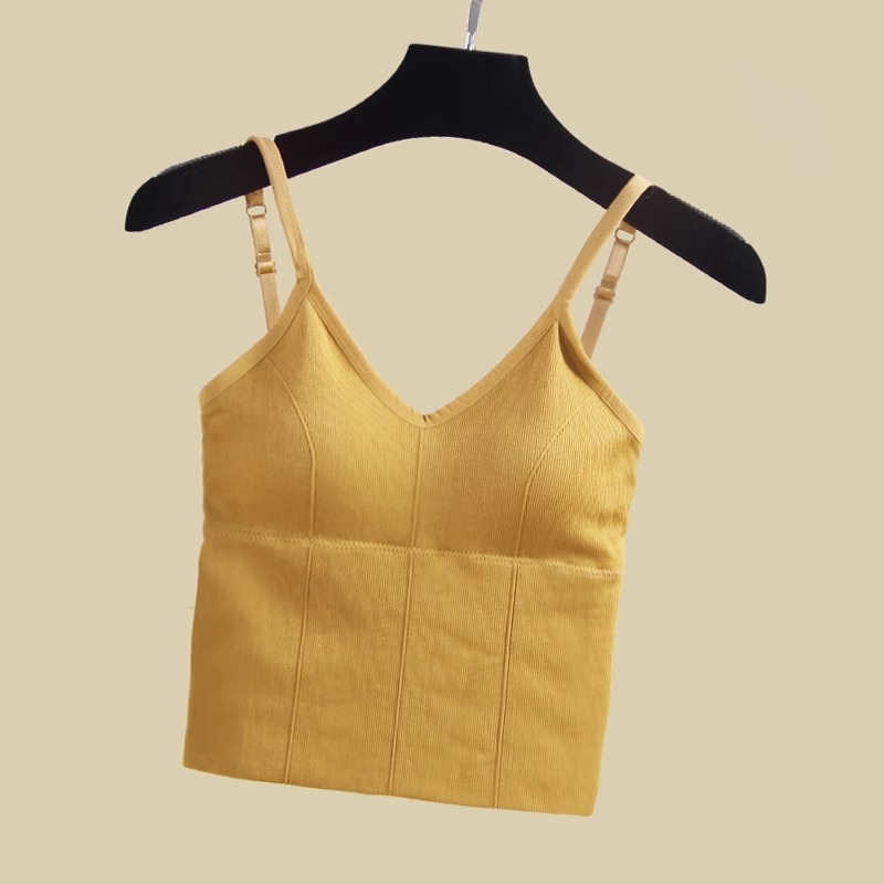 Suteren s U oblikom leđa bez s integriranim topom, prozračan rebrasti materijal, dugačak kroj