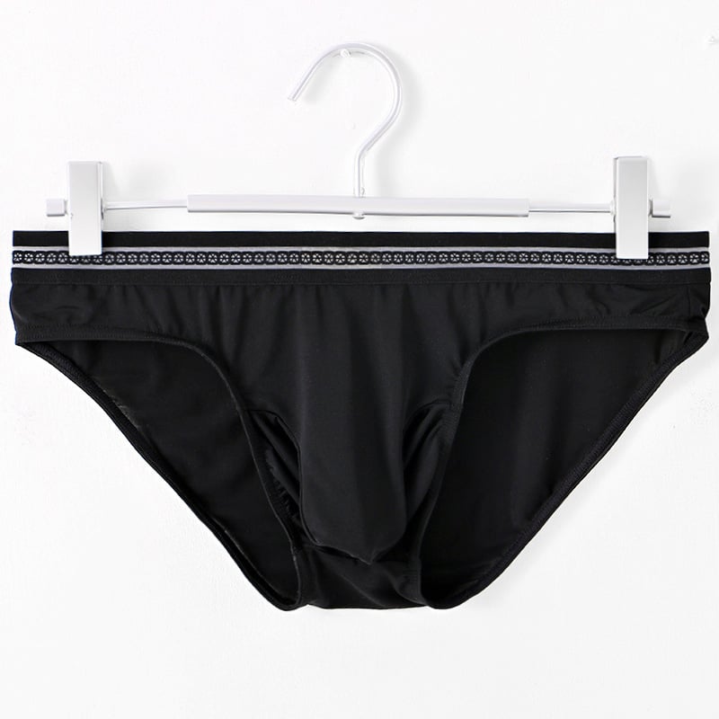 Muške gaćice briefs, prozračne pletene od najlona, srednji pojas, 87% najlona