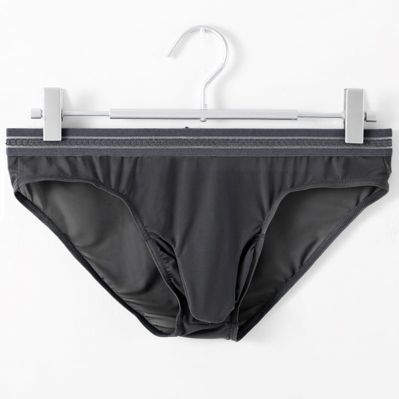 Muške gaćice briefs, prozračne pletene od najlona, srednji pojas, 87% najlona