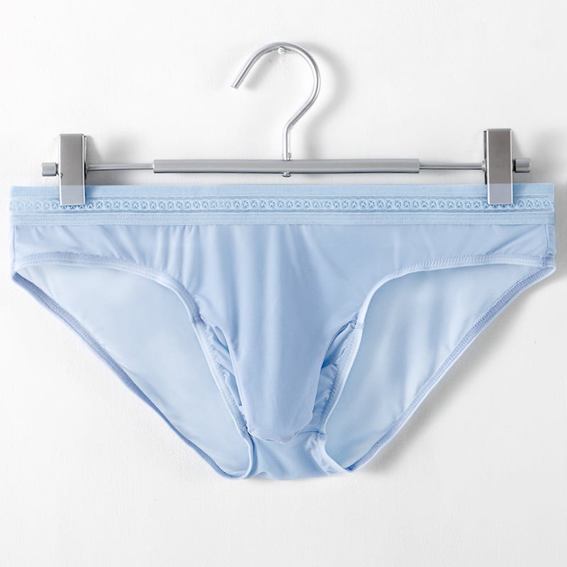 Muške gaćice briefs, prozračne pletene od najlona, srednji pojas, 87% najlona